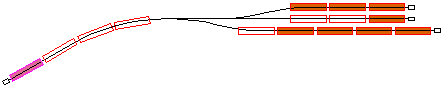 Inglenook: Aufnahmevermögen der Gleise