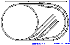 Gleisplan sechste Etappe