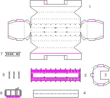 Getreidewagen Tgpps (Abwicklung)