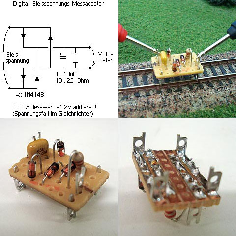 Digital-Gleisspannungsmesser