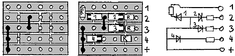 Vorsignal: Platine und Bestückung