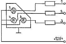 Zwergsignal: Schaltschema