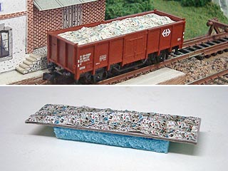 zweiachsiger Hochbordwagen (E): Ladegut Altpapier