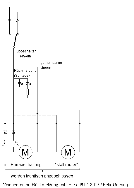 Motorantriebe: Rückmeldung mit LED