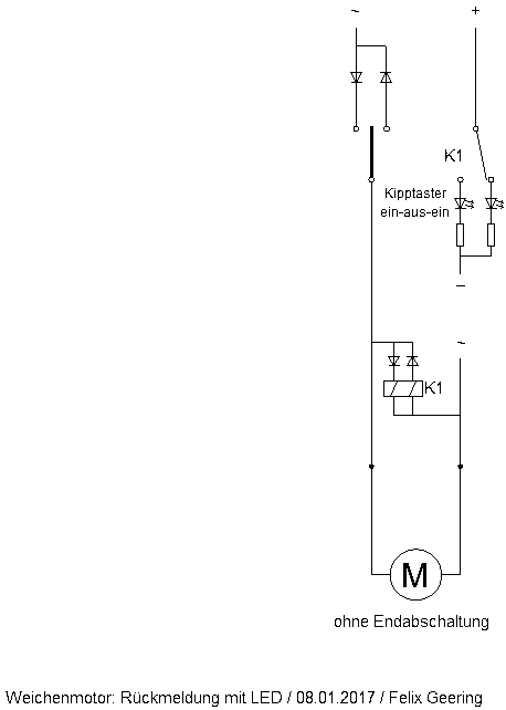 Motorantriebe: Rückmeldung mit LED